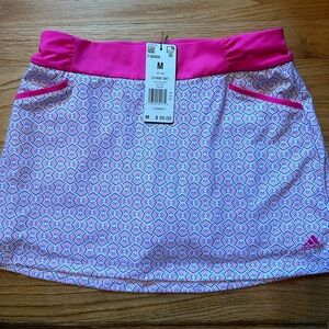 NWT girls M Adidas Golf Tennis Skort